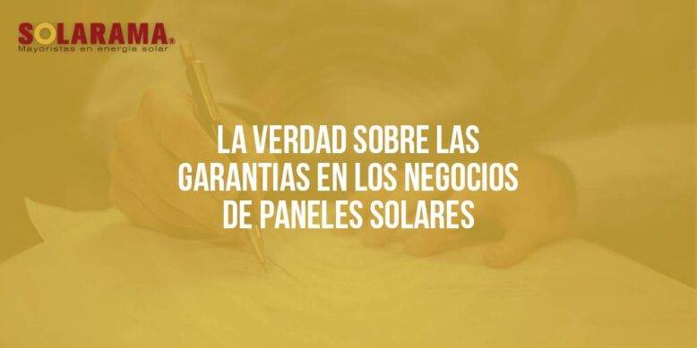 garantías de paneles solares