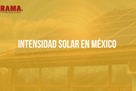 Intensidad solar en México