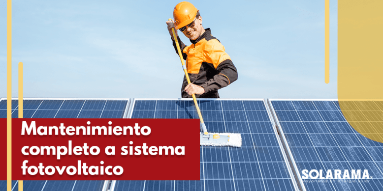 Mantenimiento a paneles solares