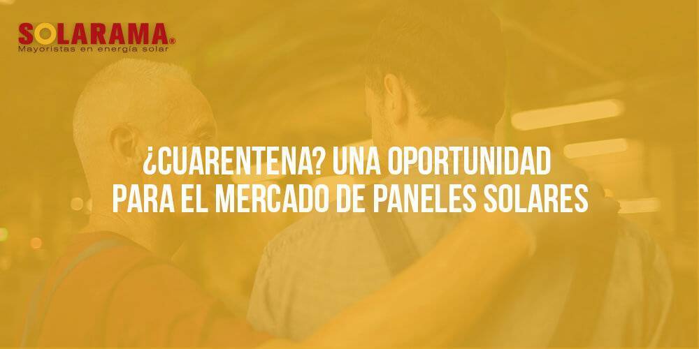 oportunidad al mercado de paneles solares