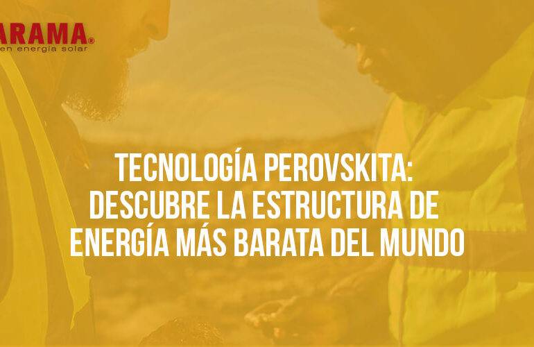 estructura perovskita