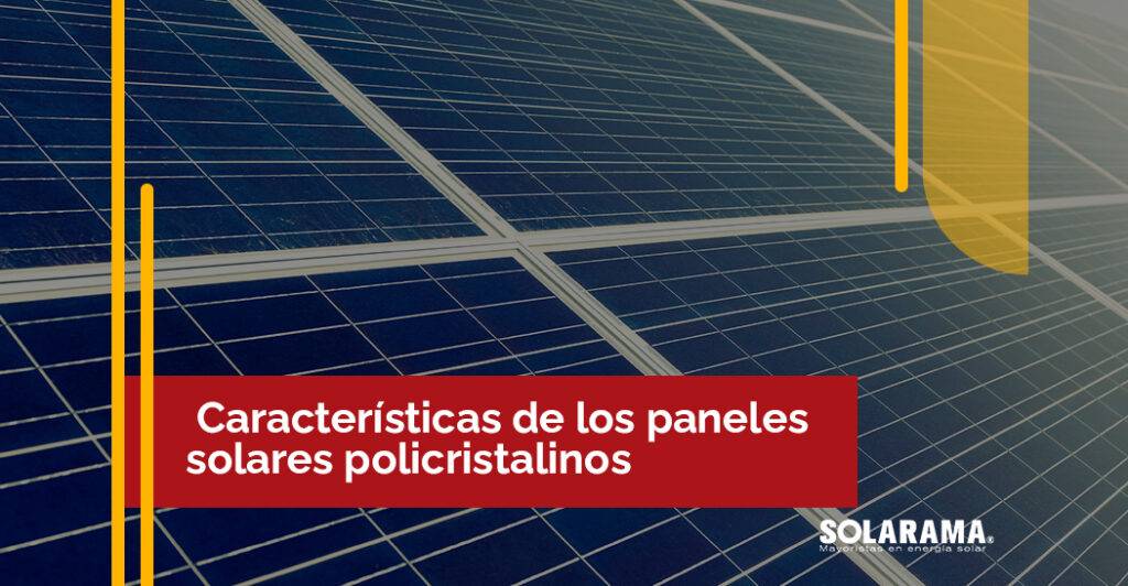 Paneles solares policristalinos
