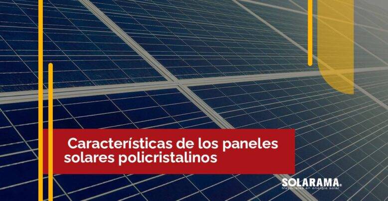 Paneles solares policristalinos