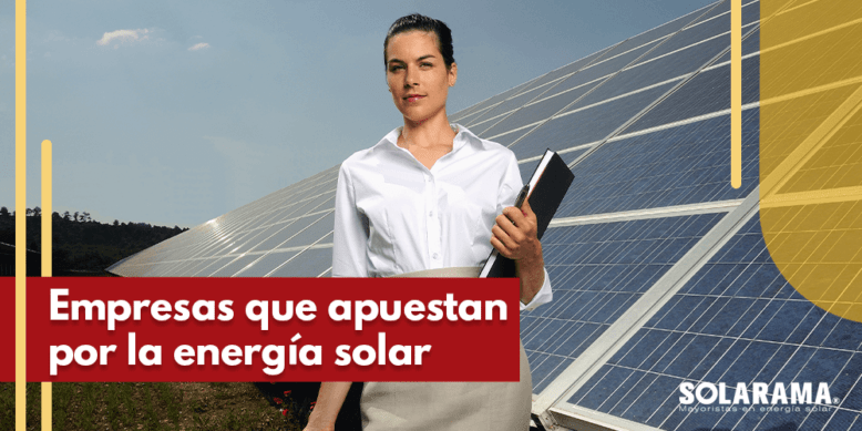 Empresas que usan paneles solares