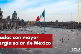 Radiación solar en México