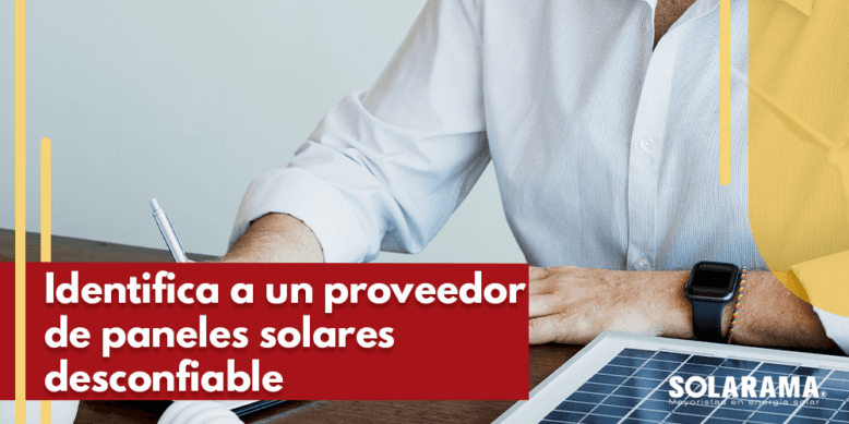 Distribuidor fotovoltaico desconfiable
