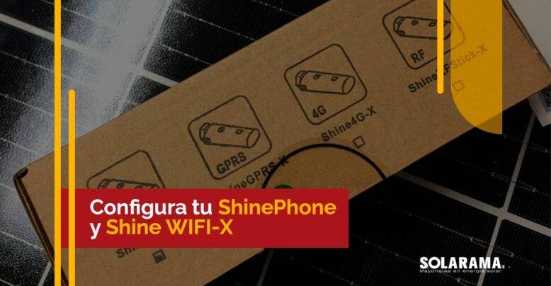configuración ShinePhone y Shine WIFI-X