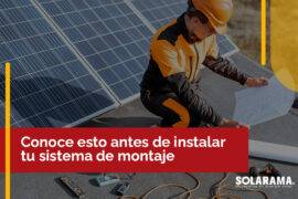 Sistema de montaje fotovoltaico