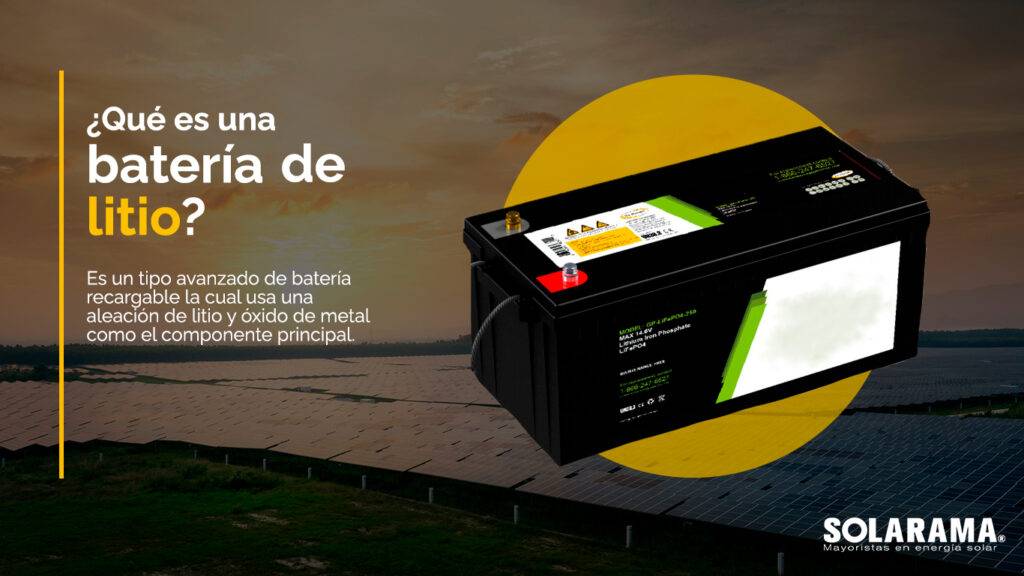 Diferencias entre baterías de litio y plomo