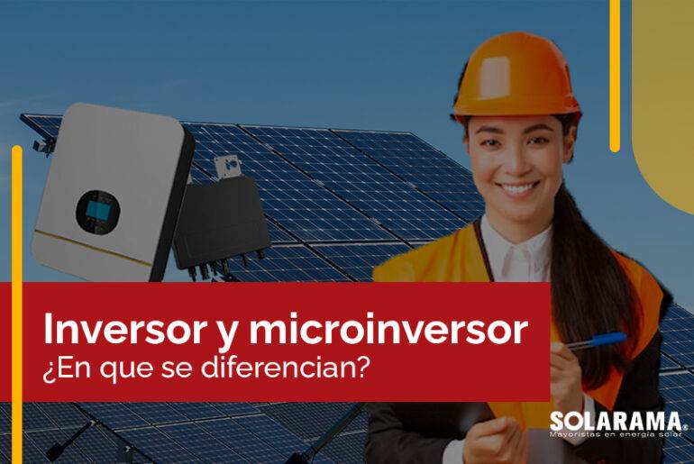 Diferencia entre inversor y microinversor