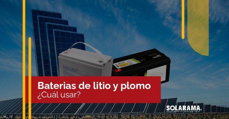 Diferencias entre baterías de litio y plomo