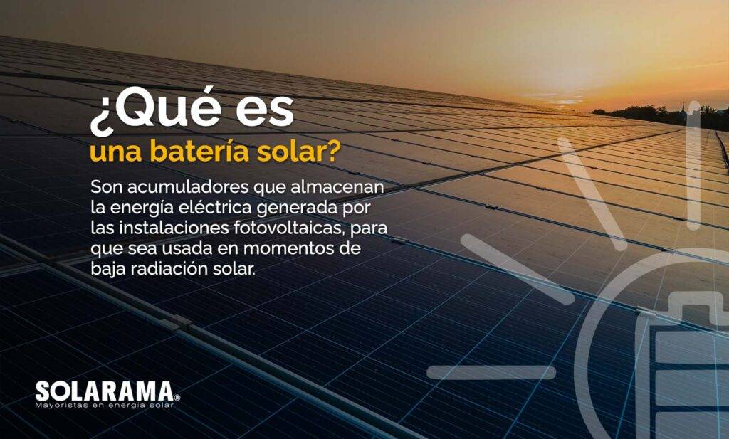 Qué es una bateria solar