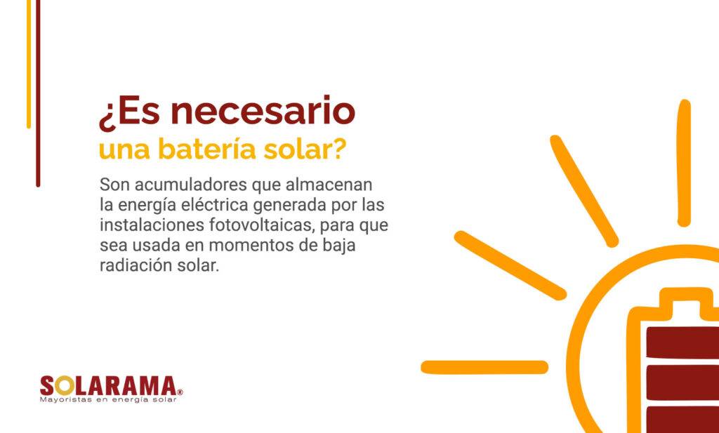 Qué es una bateria solar