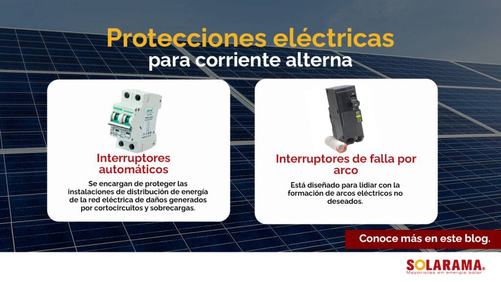 Protecciones eléctricas para sistemas fotovoltaicos