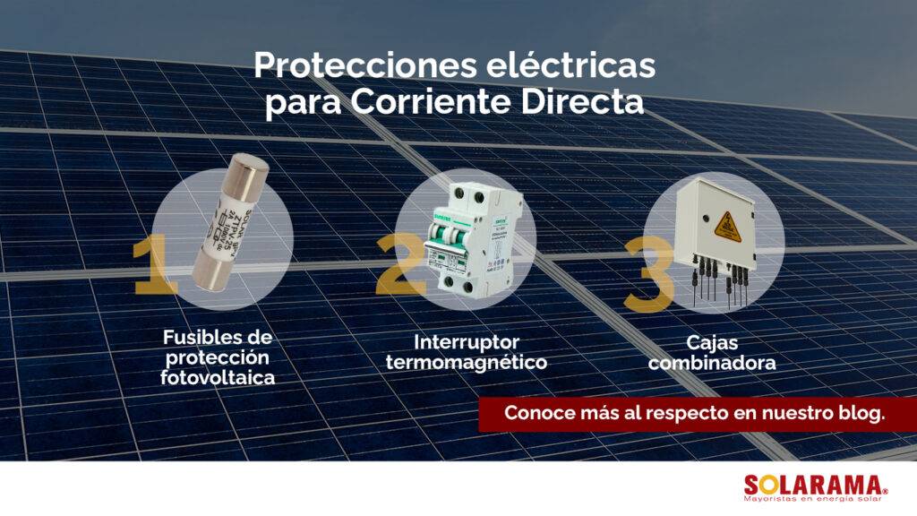 Protecciones eléctricas para sistemas fotovoltaicos