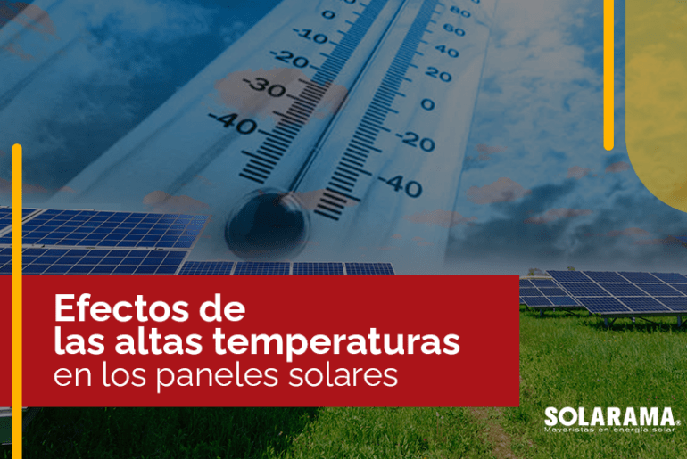 Como afecta el calor a las placas solares