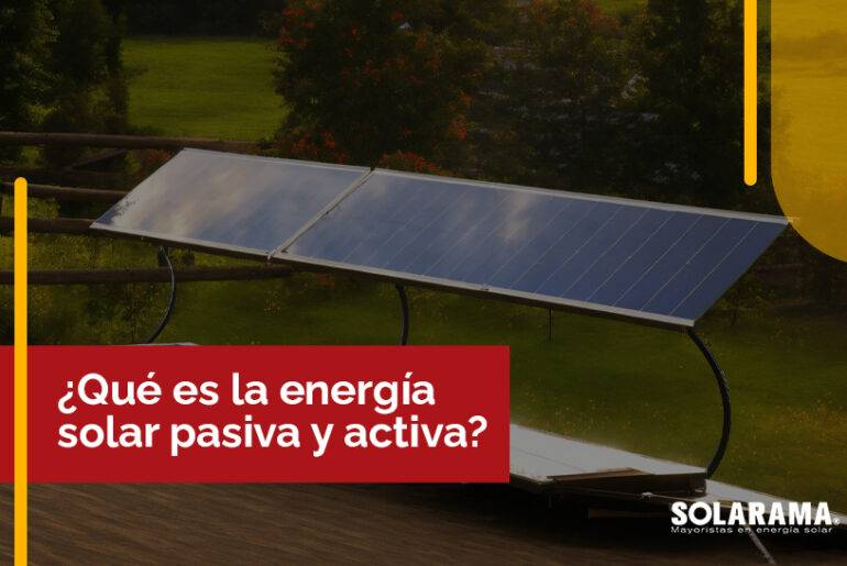 energia solar pasiva y activa