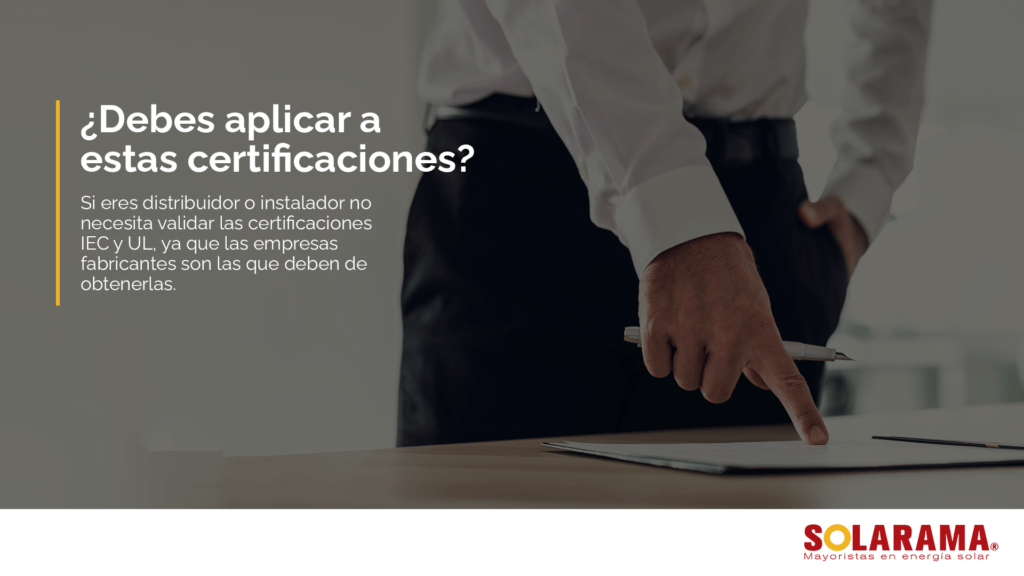 certificaciones IEC y UL