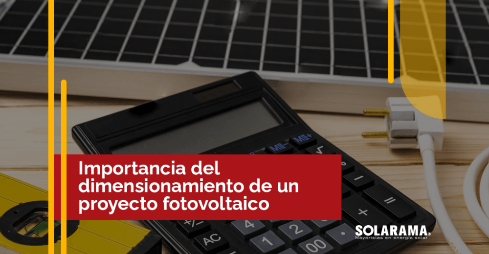 Dimensionamiento de un sistema fotovoltaico
