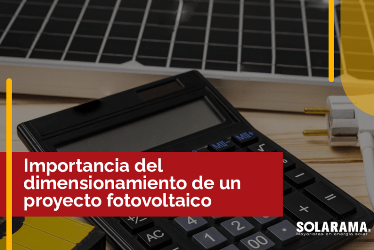 Dimensionamiento de un sistema fotovoltaico