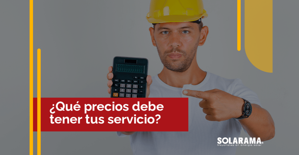 Precio de servicio