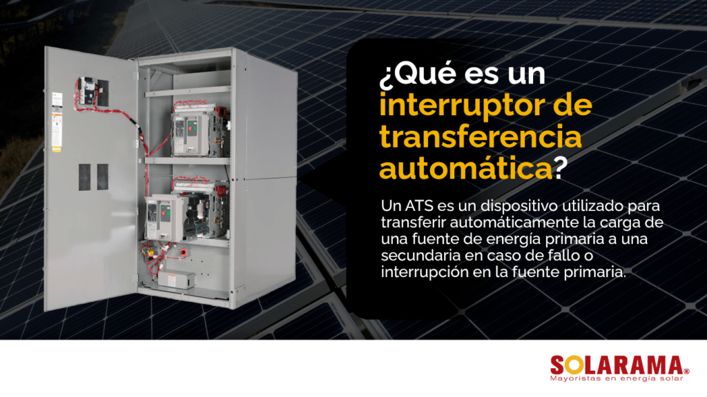 Interruptor de transferencia automática