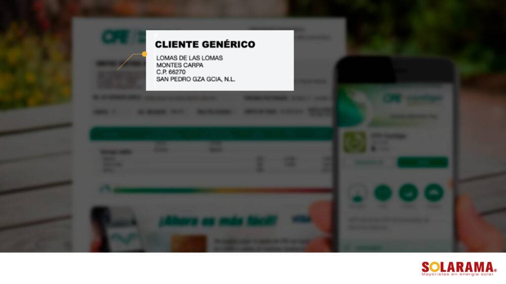 cómo leer un recibo de luz