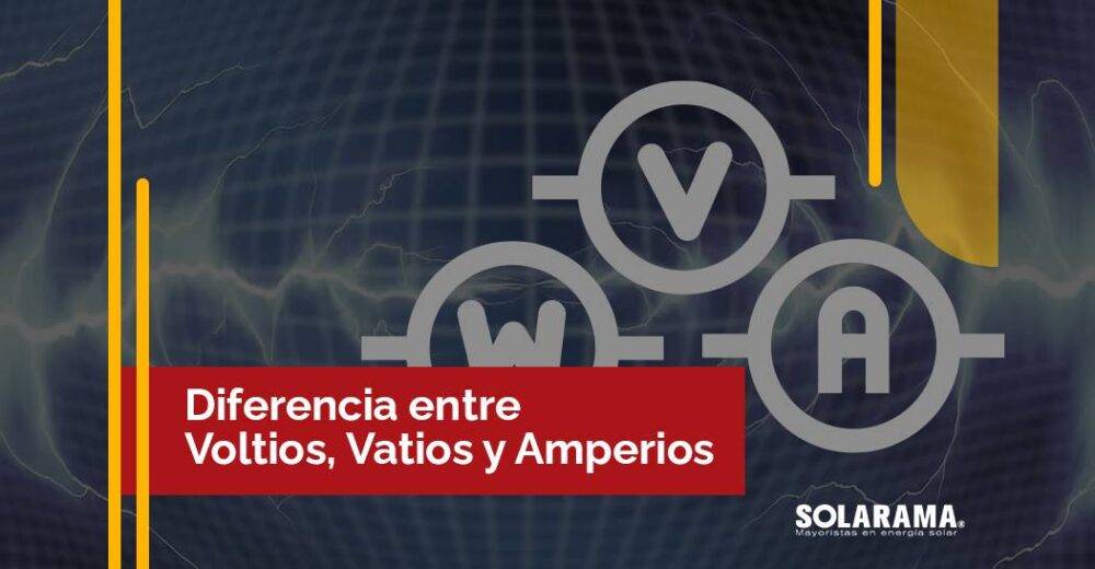 diferencia entre voltios vatios y amperios