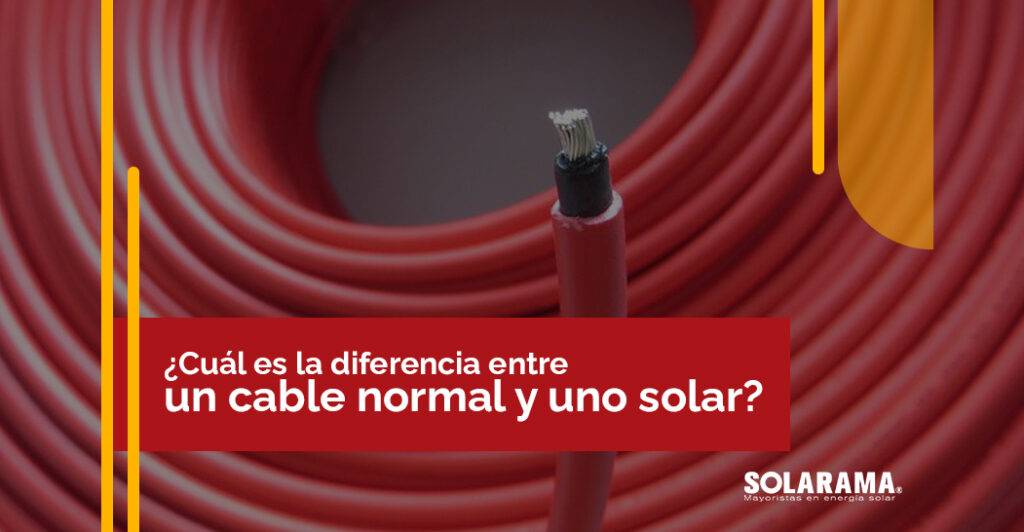 diferencia entre cable solar y normal