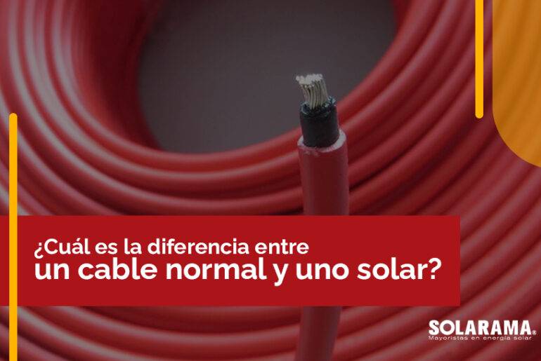 diferencia entre cable solar y normal