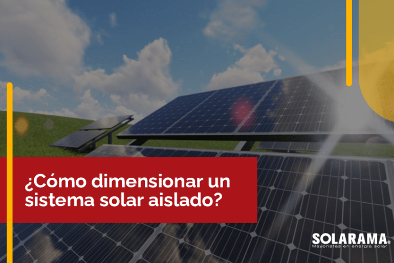 sistema fotovoltaico aislado