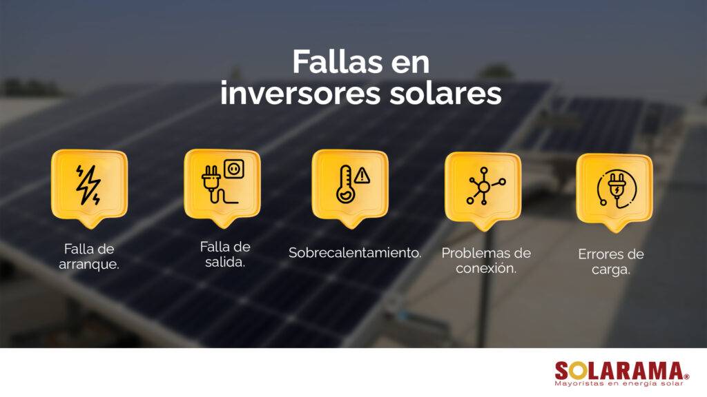 fallas en inversores solares