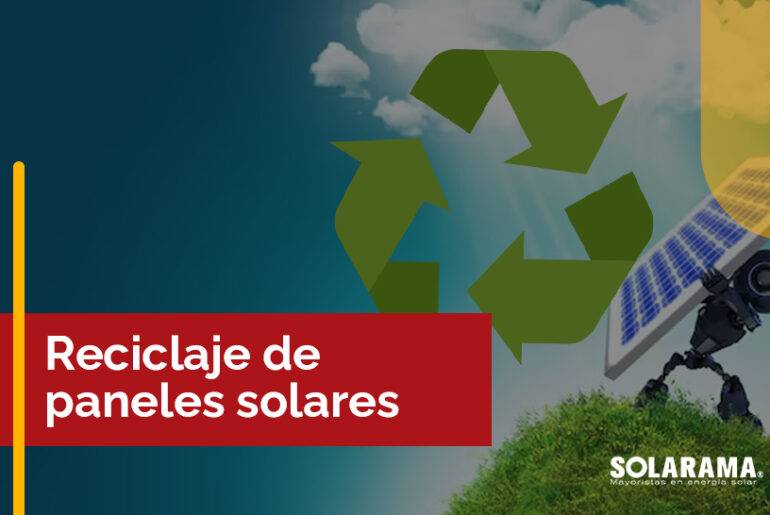 reciclaje de paneles solares