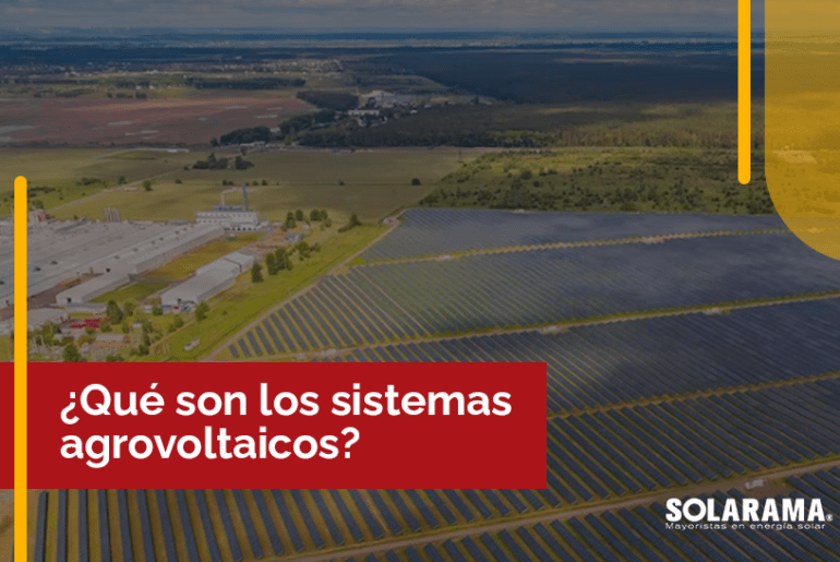 Sistemas agrovoltaicos