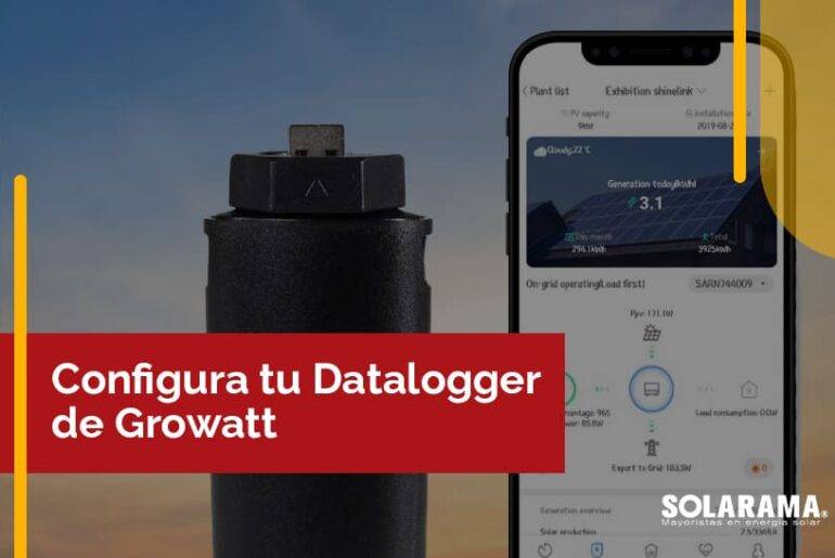 Configuración del datalogger growatt con la App ShinePhone (2024)