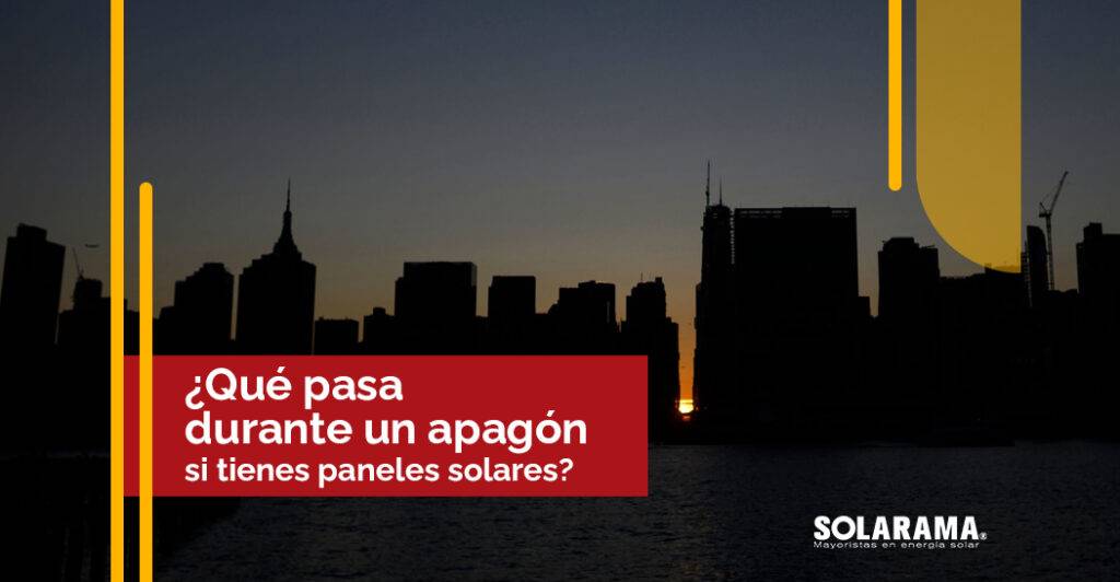 si se va la luz y tengo paneles solares