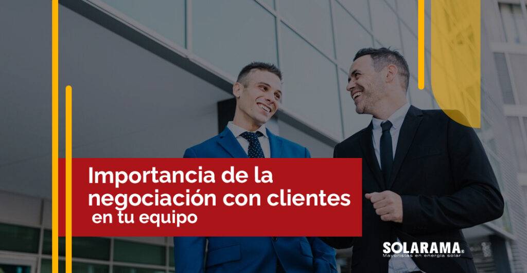negociación con clientes