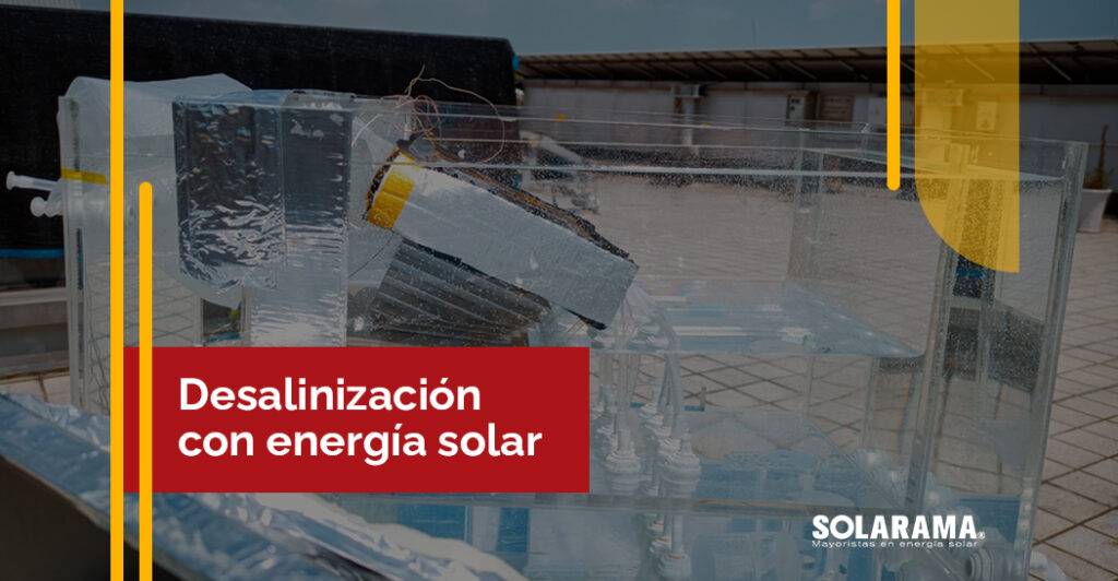 desalinización con energía solar