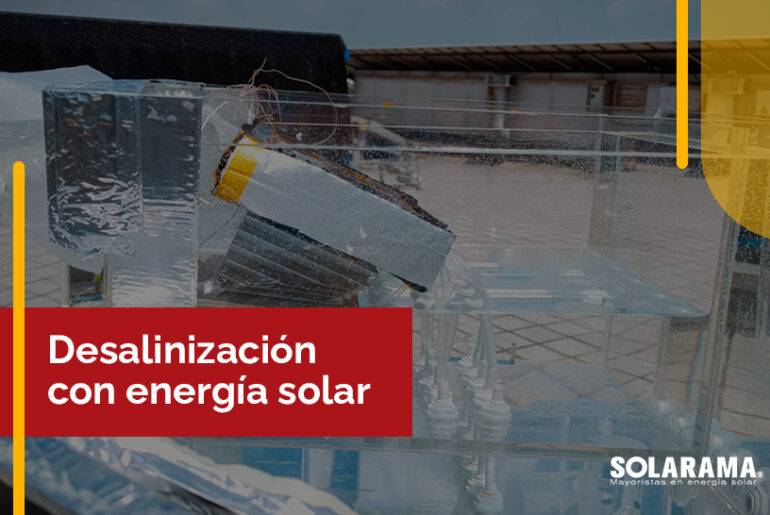 desalinización con energía solar