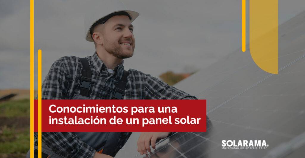 instalación solar