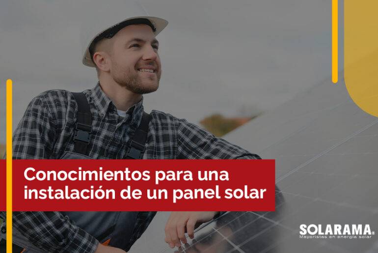 instalación solar