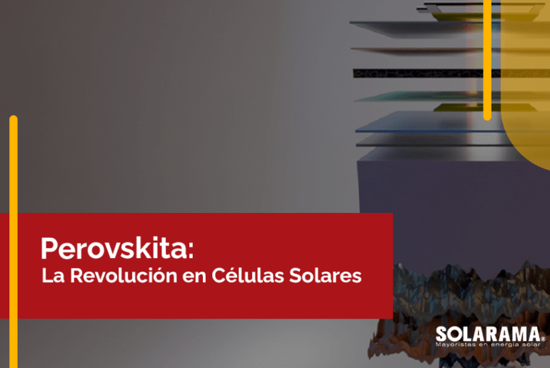 Células solares de perovskita