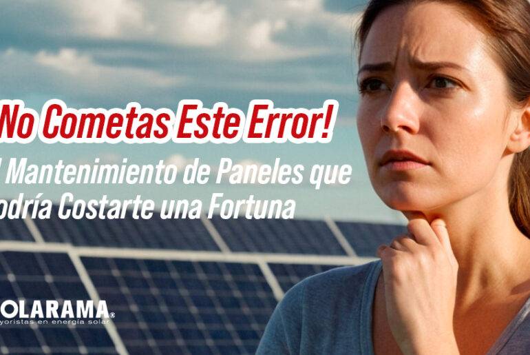 Mantenimiento de paneles solares