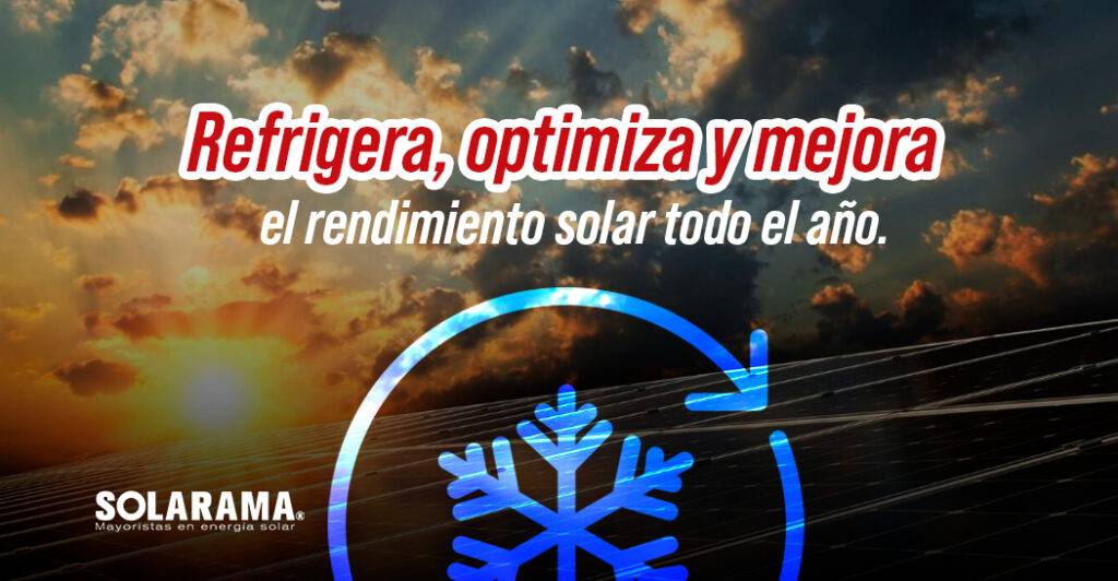 refrigeración para paneles solares