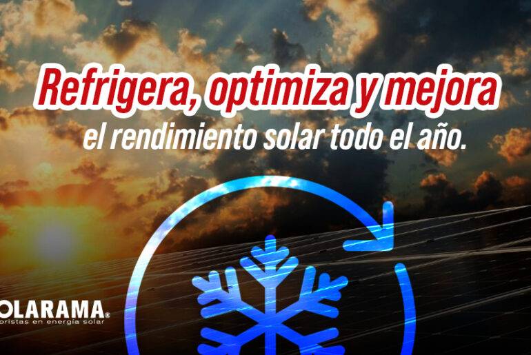refrigeración para paneles solares