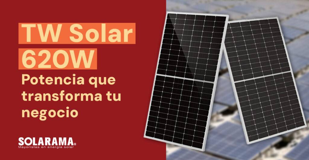 Paneles solares TW Solar 620W