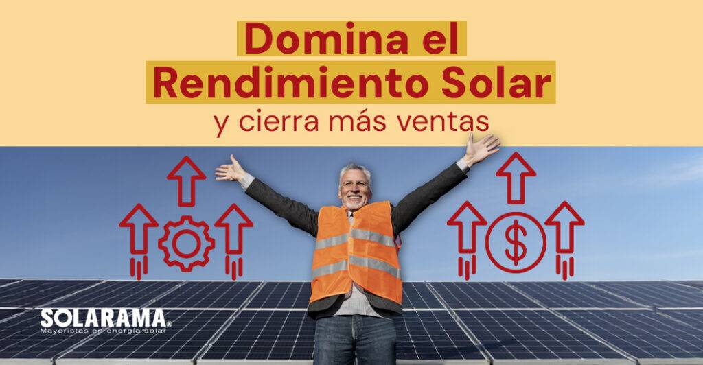 Rendimiento en paneles solares