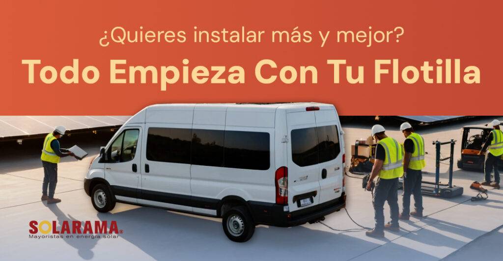 flotilla para instaladores de paneles solares