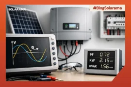 Cómo afectan el ángulo de fase y el factor de potencia a inversores fotovoltaicos